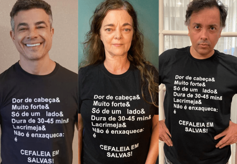 Campanha da cefaleia em salvas conta com apoio de vários artistas neste dia 21