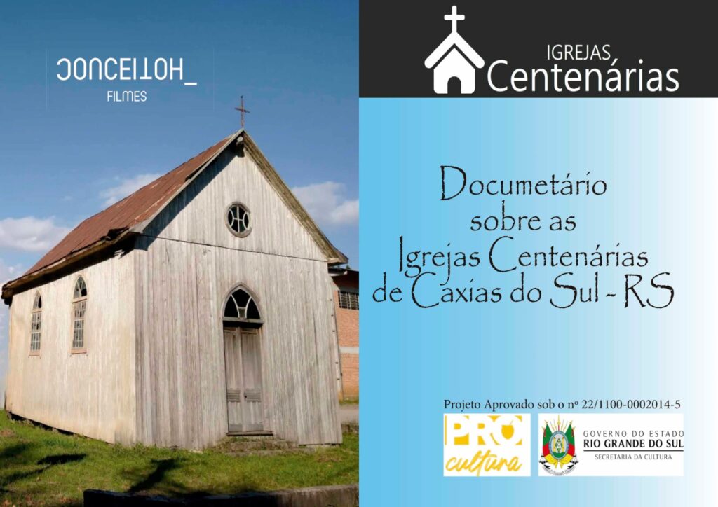 DOCUMENTÁRIO IGREJAS CENTENÁRIAS SERÁ LANÇADO EM DEZEMBRO.
