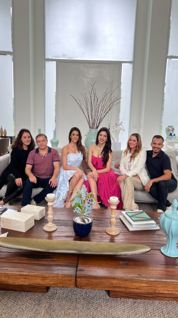 Marcelo Riformato, Ceo da franquia Terra recebe Misses Morgana Carlos e Gretha Matiauda em elegante almoço no Guarujá